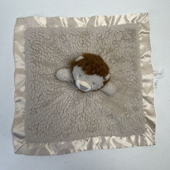 Cloud Island Lion Baby Plush Lovey Security Blanket Fuzzy Mane Target Beige - Picture 5 of 11